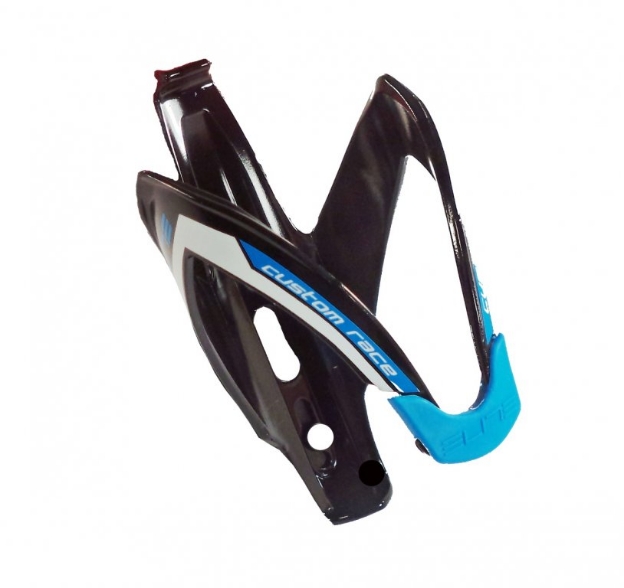 Obrázek košík ELITE Custom Race Black glossy modrý