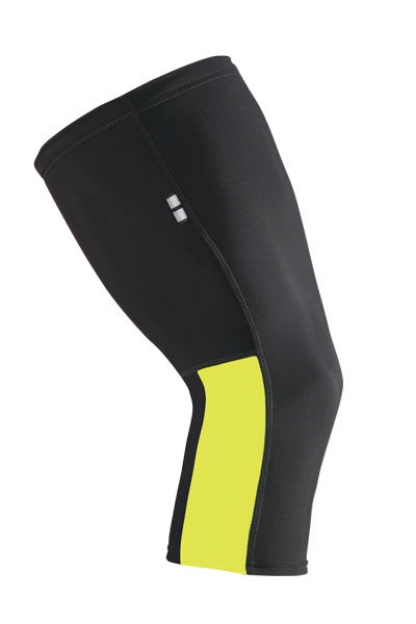 Obrázek Návleky na kolena, černá/žlutá fluo
