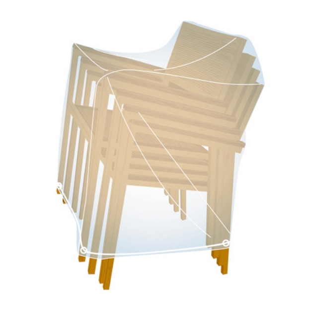 Obrázek Obal na složené (stohované) židle (rozměr 102 x 61x 61 cm)