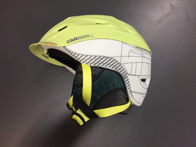 Obrázek Sjezdová helma Carrera MAKANI 2.13 Limetková/bílá