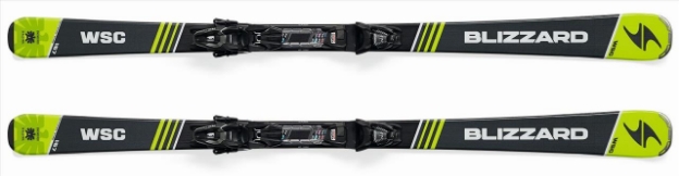 Obrázek set sjezdové lyže BLIZZARD WSC 16/17 anthracite/green + TLT 10 DEMO