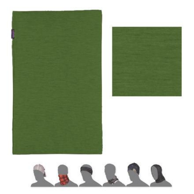 Obrázek SENSOR TUBE MERINO WOOL šátek multifunkční s safari