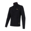 Obrázek SENSOR MERINO UPPER pánská mikina krátký zip černá