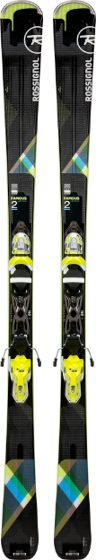 Obrázek Sjezdové lyže Rossignol Famous 2 Xpress + Xpress W 10 B83 bk/li