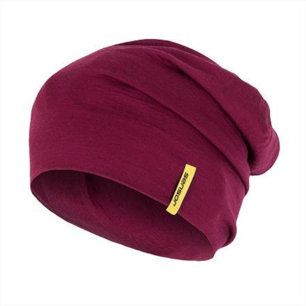 Obrázek SENSOR ČEPICE MERINO WOOL lilla