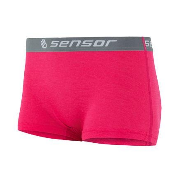 Obrázek SENSOR MERINO ACTIVE dámské kalhotky nohavičkou magenta