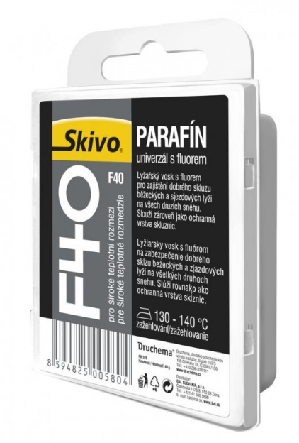 Obrázek vosk Skivo parafín s fluorem F 40 univerzál 40g