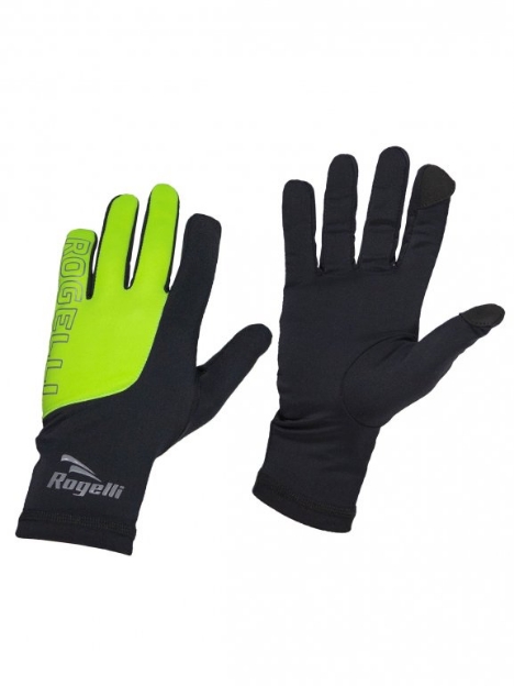 Obrázek rukavice Rogelli TOUCH zimní černo/fluoritové