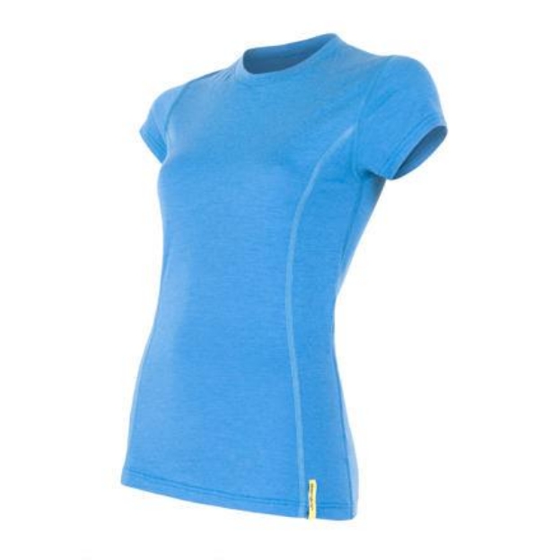 Obrázek SENSOR MERINO ACTIVE dámské triko kr.rukáv modrá
