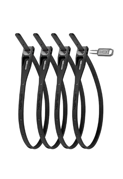 Obrázek HIPLOK Z LOK 4 PACK - ALL BLAC