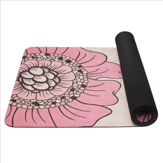 Obrázek YATE Yoga Mat přírodní guma - vzor F  4 mm - béžová