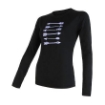 Obrázek SENSOR MERINO ACTIVE ARROWS dámské triko dl.rukáv černá