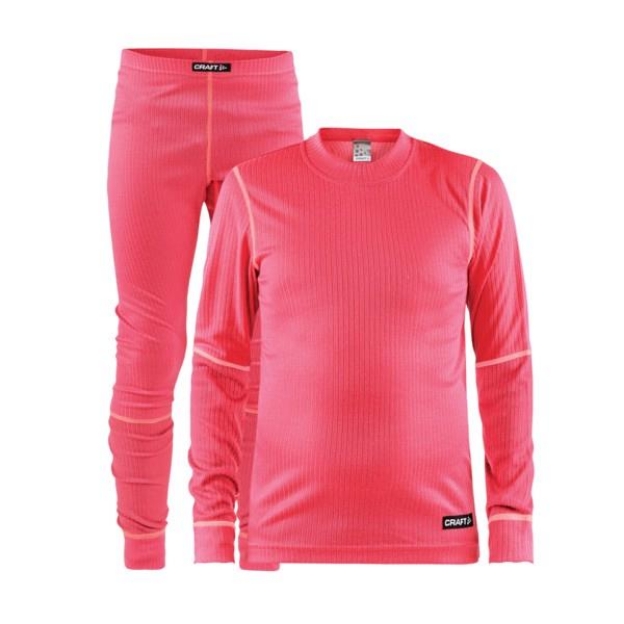 Obrázek Set CRAFT Baselayer Junior růžová