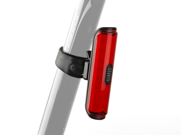 Obrázek AUTHOR Světlo zad. A-Pilot USB CobLed 50 lm - černá/červené-sklo