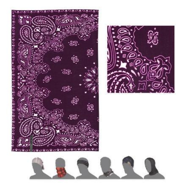 Obrázek SENSOR TUBE ORNAMENT šátek multifunkční fialová
