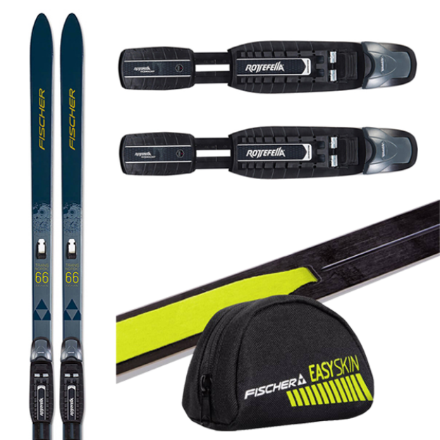 Obrázek Fischer TRANSNORDIC 66 EASY SKIN XTRALITE 2021/22 - set