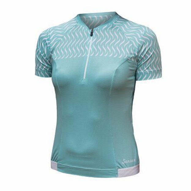 Obrázek SENSOR CYKLO TOUR dámský dres kr.rukáv mint wave