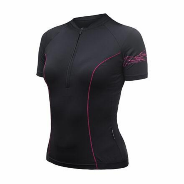 Obrázek SENSOR COOLMAX ENTRY dámský dres kr.rukáv true black