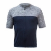 Obrázek SENSOR CYKLO MOTION pánský dres kr.rukáv celozip deep blue/šedá