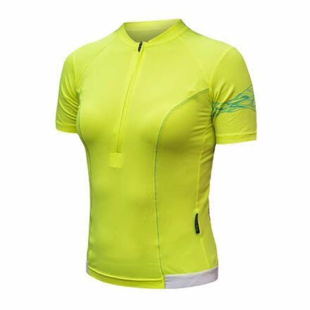 Obrázek SENSOR COOLMAX ENTRY dámský dres kr.rukáv neon yellow