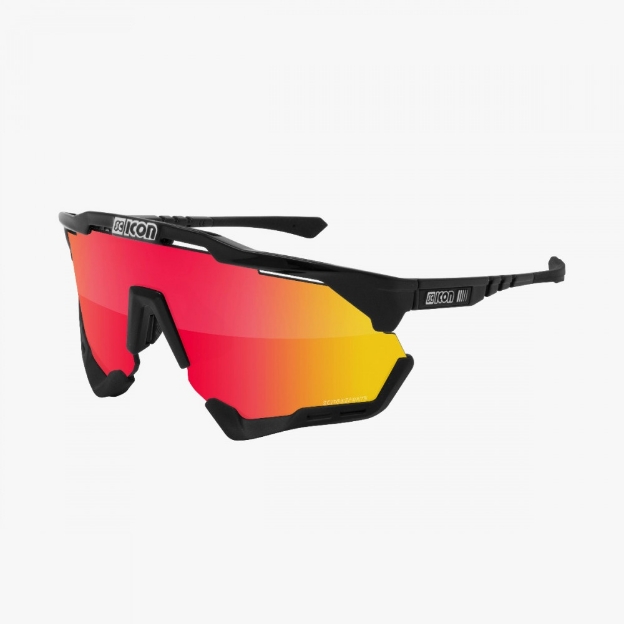 Obrázek SCICON Aeroshade XL Black Gloss redmultimirror