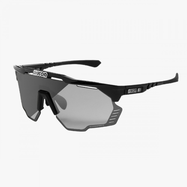 Obrázek SCICON Aeroshade KUNKEN Black Gloss photocromatic silver