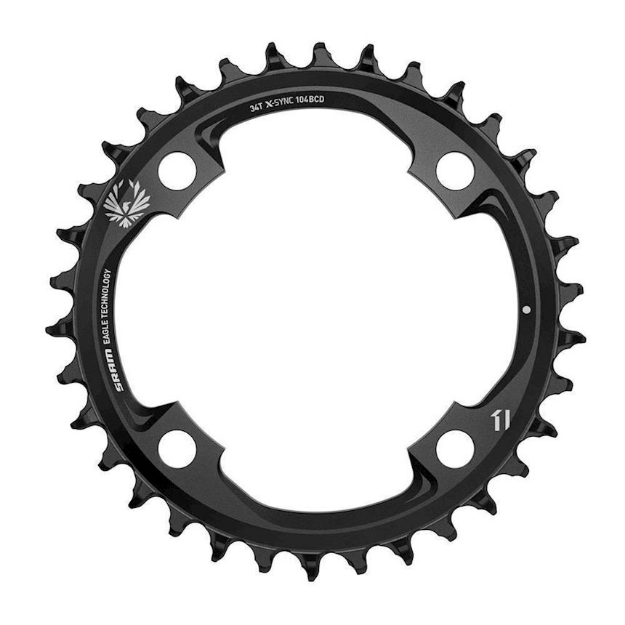 Picture of SRAM CRING X-SYNC EAGLE 34T 104 BLK