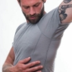 Obrázek SENSOR MERINO ACTIVE pánské triko kr.rukávv.šedá