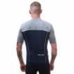 Obrázek SENSOR CYKLO MOTION pánský dres kr.rukáv celozip deep blue/šedá