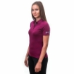 Obrázek SENSOR MERINO ACTIVE POLO dámské triko kr.rukáv lilla