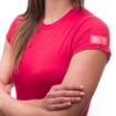Obrázek SENSOR MERINO ACTIVE dámské triko kr.rukáv magenta