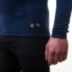 Obrázek SENSOR MERINO DF pánské triko dl.rukáv zip deep blu