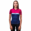 Obrázek SENSOR CYKLO TOUR dámský dres kr.rukáv lilla stripes