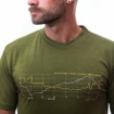 Obrázek SENSOR MERINO ACTIVE TRACK pánské triko kr.rukáv safari