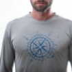 Obrázek SENSOR MERINO ACTIVE COMPASS pánské triko dl.rukáv šedá