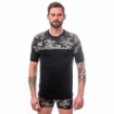 Obrázek SENSOR MERINO IMPRESS pánské triko kr.rukáv černá/honeycomb