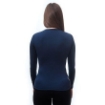 Obrázek SENSOR MERINO DF dámské triko dl.rukáv deep blu