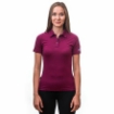 Obrázek SENSOR MERINO ACTIVE POLO dámské triko kr.rukáv lilla