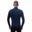 Obrázek SENSOR MERINO DF pánské triko dl.rukáv zip deep blu