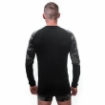 Obrázek SENSOR MERINO IMPRESS pánské triko dl.rukáv černá/honeycomb