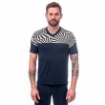 Obrázek SENSOR HELIUM pánský dres volný kr.rukáv deep blue/geometry