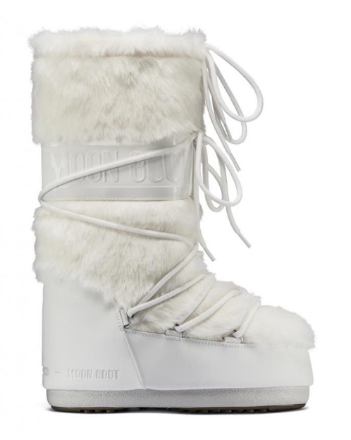 Obrázek boty MOON BOOT ICON FAUX FUR, 003 optical white