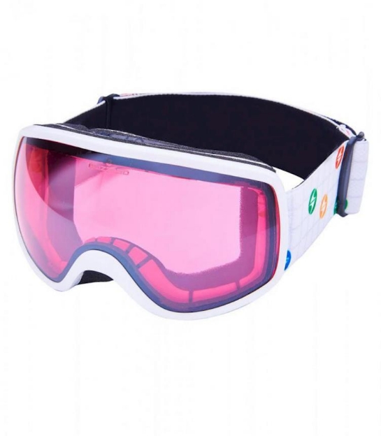 Obrázek BLIZZARD Ski Gog 963 DAO, white shiny, rosa1, silver mirror