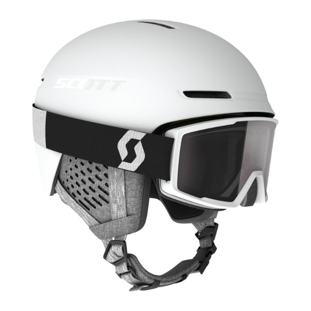 Obrázek Scott Combo Helmet Track + Goggle Factor Pro white