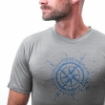 Obrázek SENSOR MERINO ACTIVE COMPASS pánské triko kr.rukáv šedá