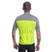 Obrázek SENSOR CYKLO MOTION pánský dres kr.rukáv celozip neon yellow/šedá