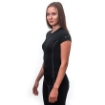 Obrázek SENSOR MERINO ACTIVE dámské triko kr.rukáv černá