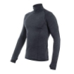 Obrázek SENSOR MERINO BOLD pánské triko dl.rukáv roll neck anthracite gray