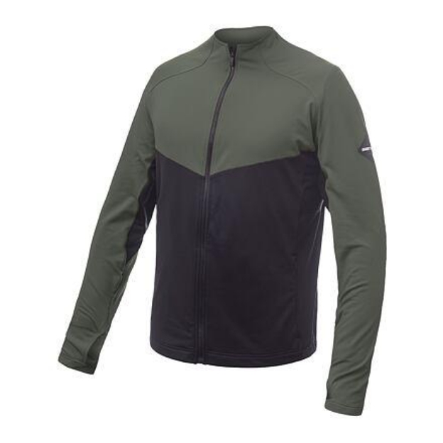 Obrázek SENSOR COOLMAX THERMO pánská mikina celozip černá/olive green