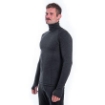 Obrázek SENSOR MERINO BOLD pánské triko dl.rukáv roll neck anthracite gray